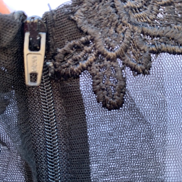 Sarah Bridal Black Mesh Sequence Maxi Dress | 14 - Picture 11 of 12